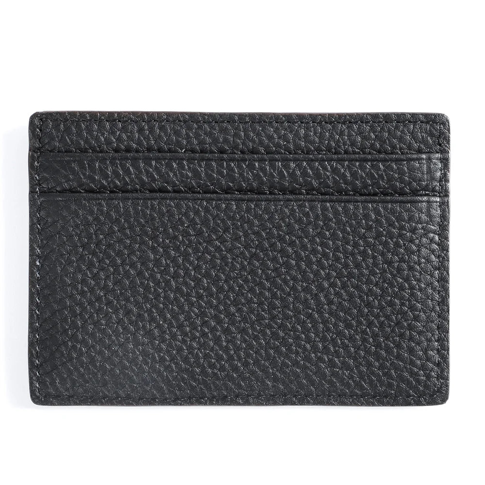 Custom Minimalist Slim Wallet Genuine Leather ID Credit Business Card Holder Luxury RFID