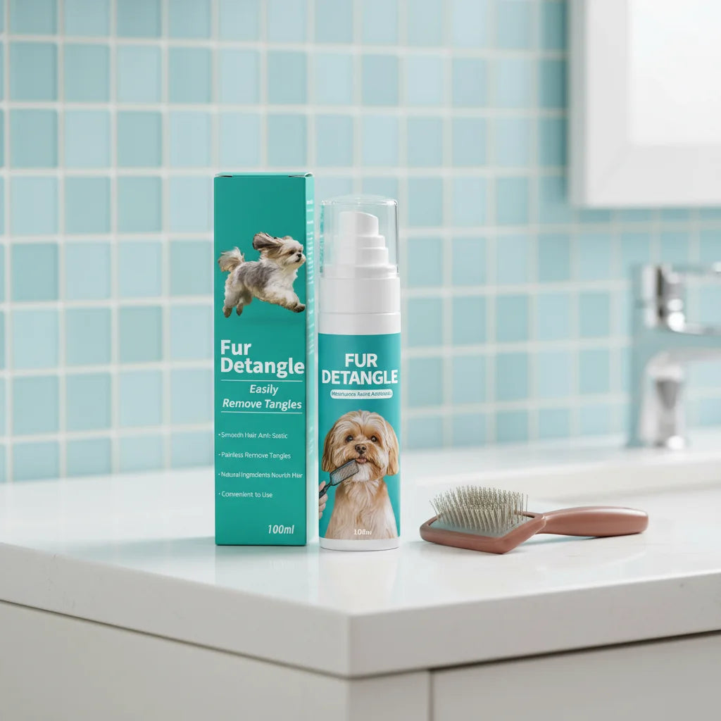 Pet Hair Detangler Spray Anti-Static Nourishing Repair Fluffy Shine Leave-in Conditioner