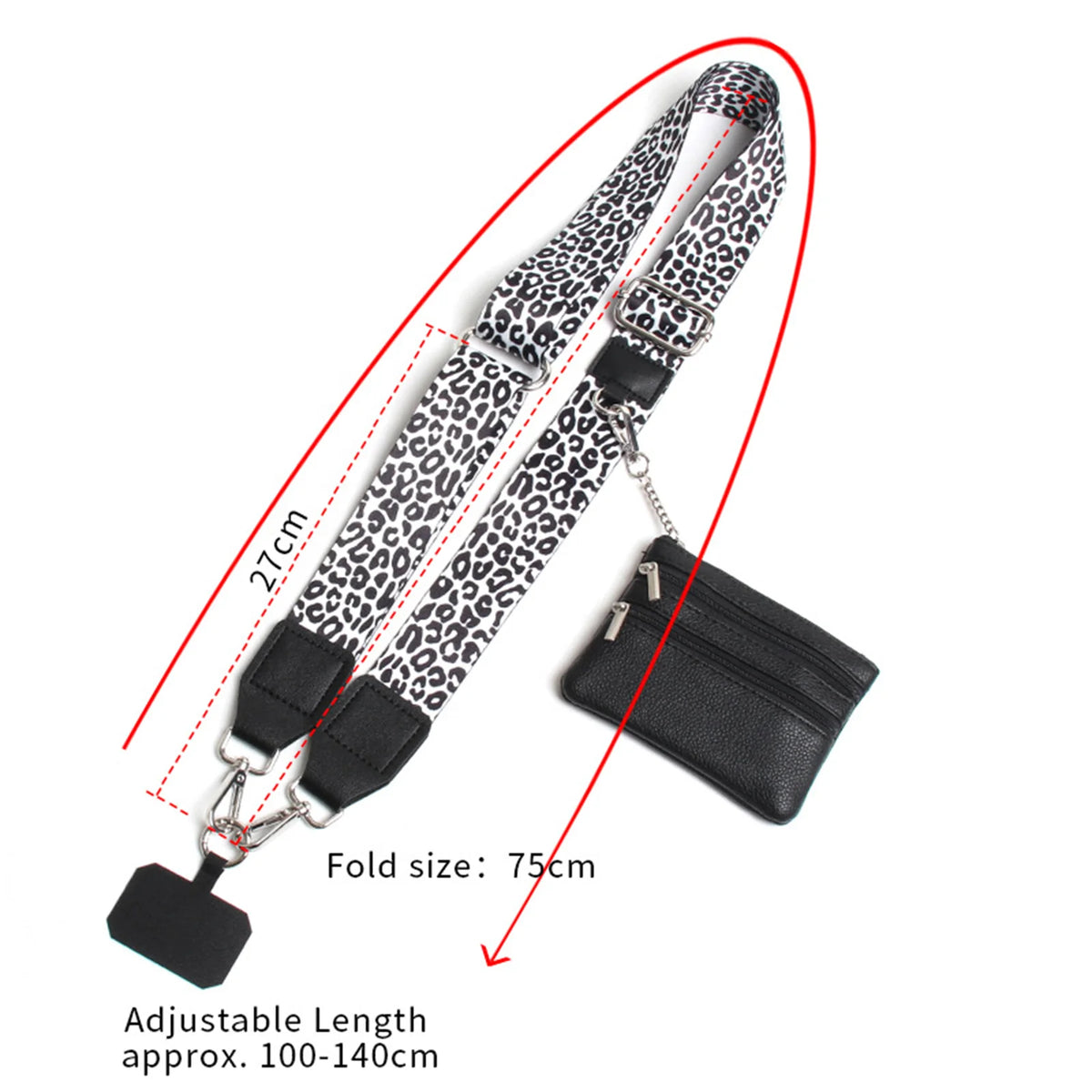 Custom Bowknot Phone Strap Crossbody Lanyard Detachable Woven Shoulder Replacement Belt