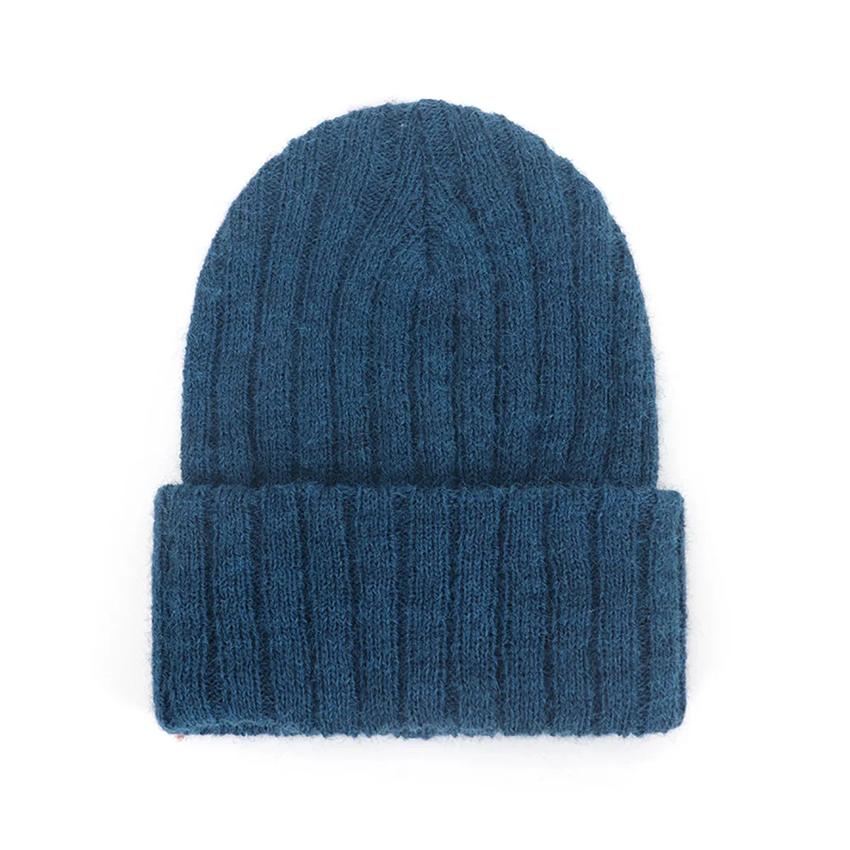 Cozy Unisex Winter Beanie Hat 100% Acrylic Knitted Warm Metal Buckle Closure 3D