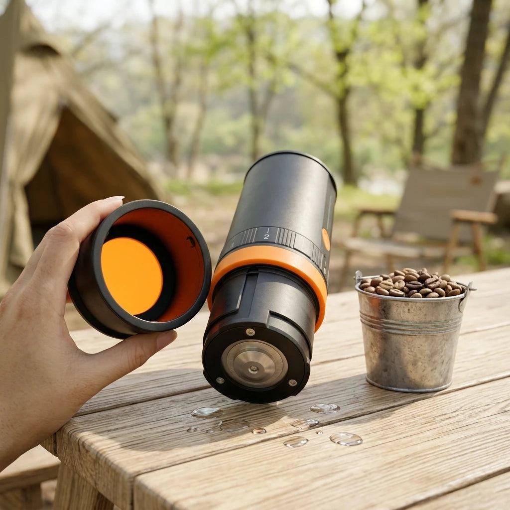 High-End All-Metal Material 6000mAh Electric Portable Coffee Grinder USB Rechargeable