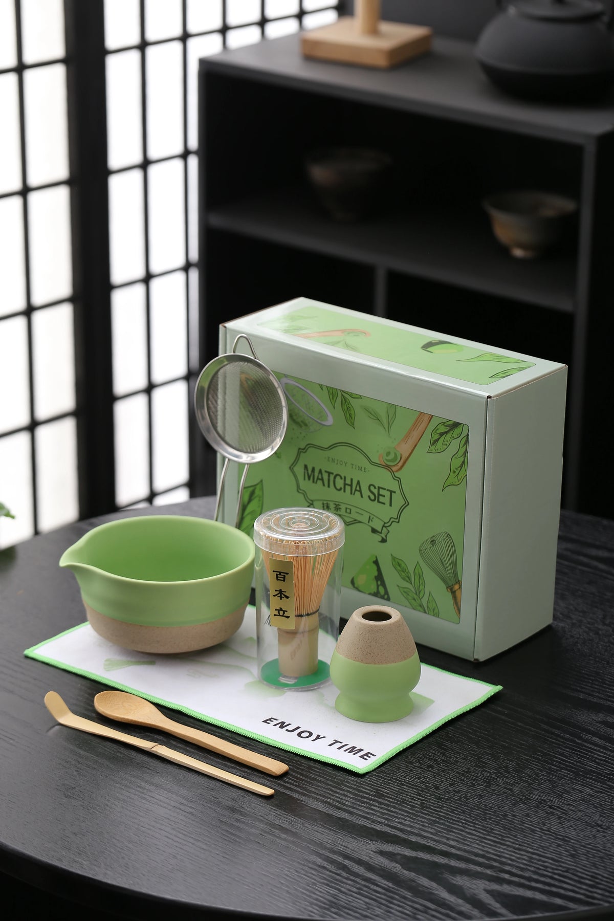 4 to 7 PCS Matcha Bowl Ceremony Accessory Japanese Tea Matcha Organic Bamboo Whisk Chasen