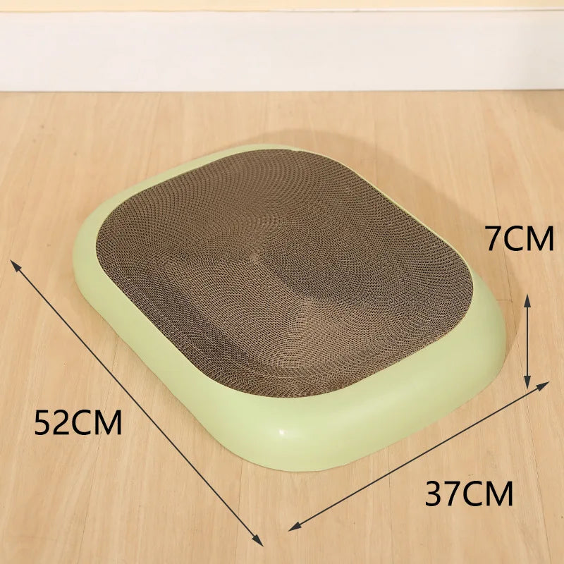 Foldable Round Corrugated Attachment Scratcher Kitten Scraper Ball Corrugated Paper Cat