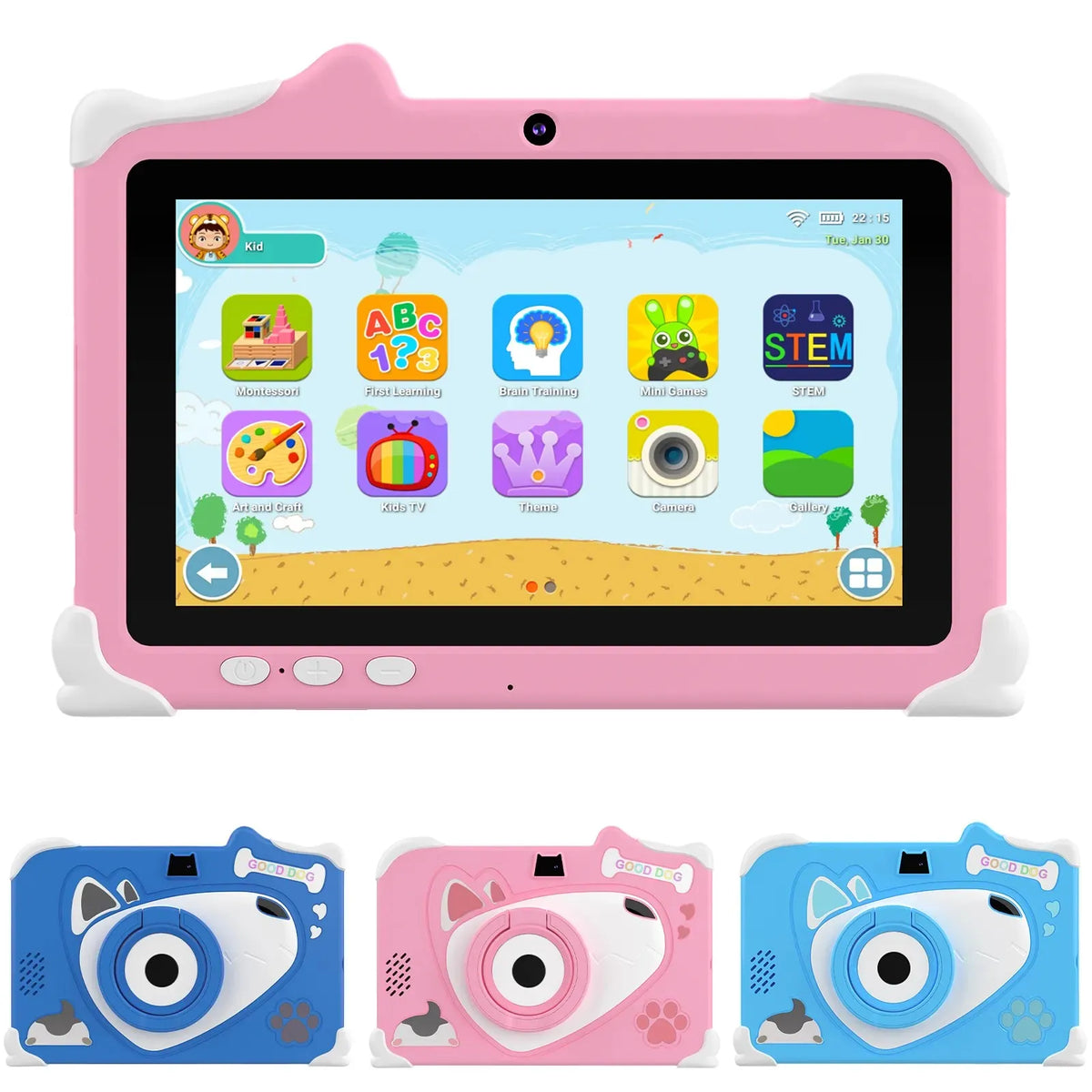 7" 8' 10' 10.1' Android Lcd Writing Educational Tablet for Kids, Sail Air Learning