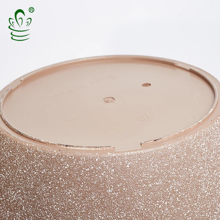 Kailai Pp Recycled Plastic Stone Effect Large Garden Plant Decorative Pots Self Watering