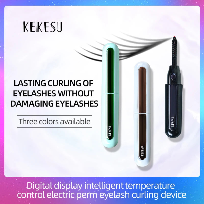 Rechargeable Heated Eyelash Curler Mini Pink Electric Heated Eyelash Curler