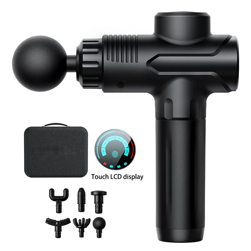 Massage Gun with 99 Speed Deep Tissue Muscle Vibration Hot and Cold Massage Head for Body