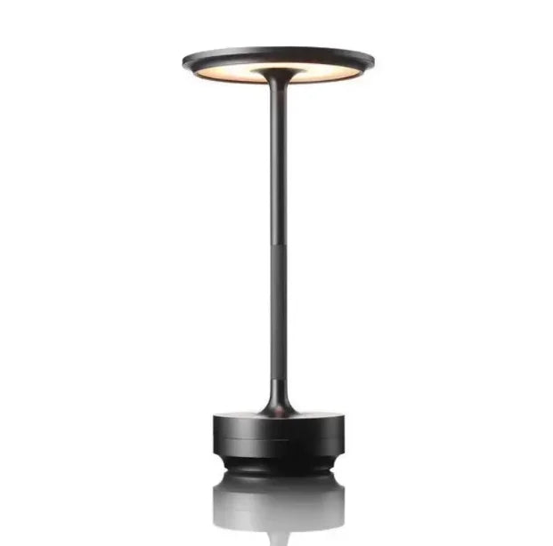 Aluminum Rechargeable Touch Dimming Wireless Modern LED Mini Table Lamp With Multi-Color