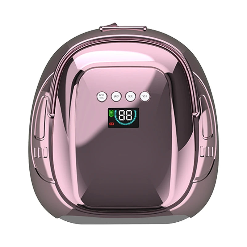 Custom Upgrade 126W High Power UV LED Nail Lamp Large LCD Touch Screen Fast Drying