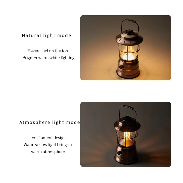 Rechargeable Outdoor Lamp COB LED Camping Lantern for Emergency