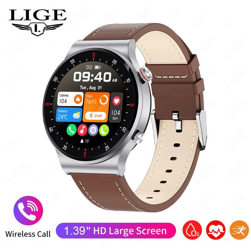 BW0382 NFC Smart Watch for Men Women Answer Make Call Fitness Tracker Running Watch Music