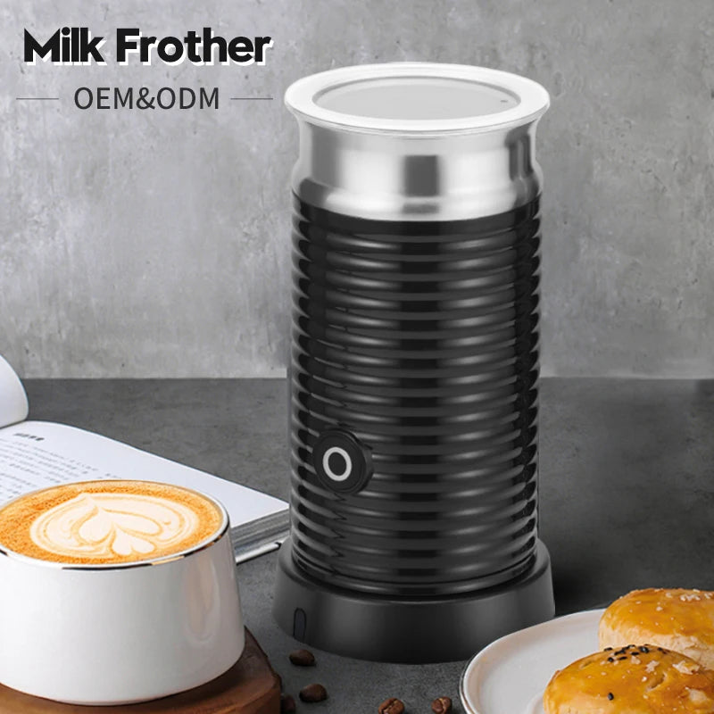 Kitchen Battery Milk Frother Wand Drink Mixer Foam Maker With Automatic Electric Milk