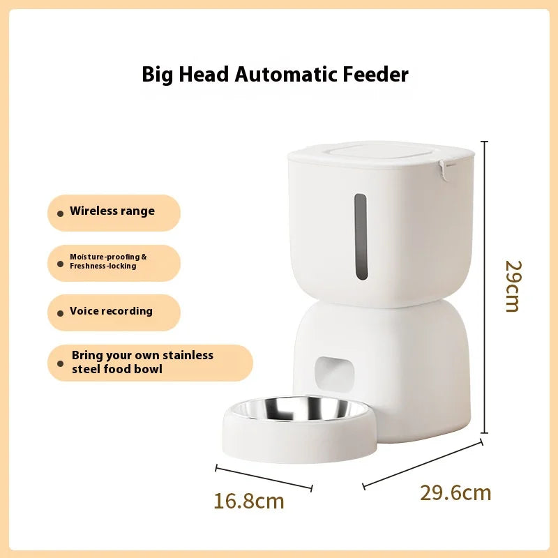 Automatic Pet Feeder Automatic Dog Feeder With Vsible Windows Smart Pet Feeder for Cat