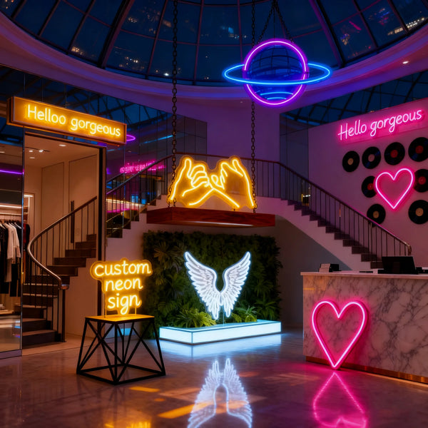 UV Print Custom Neon Sign Store LED Neon Lights Sign Art Spaces Draw Attention Neon LED