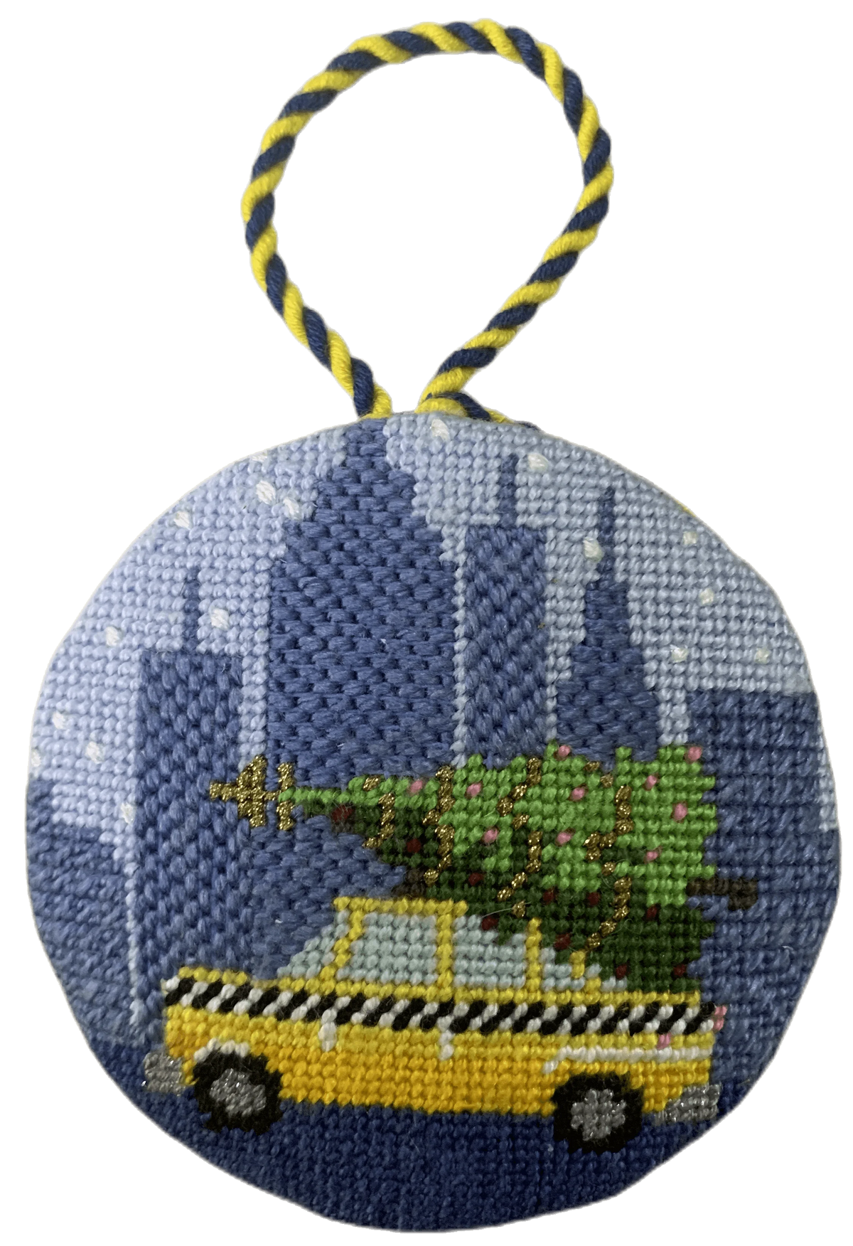 Custom Christmas Needlepoint Ornaments