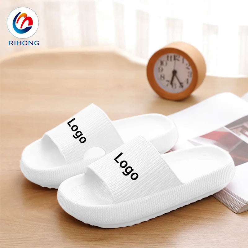 Luxury Design Home Indoor Cloud Sandal Slide Plastic Custom Bath Slippers Eva