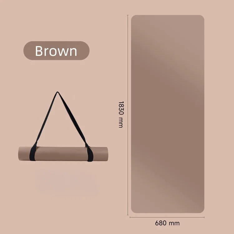 Absorb Sweat Durable Pilates Mat Non Slip Eco Friendly Anti Slip Pu Rubber Yoga Mat