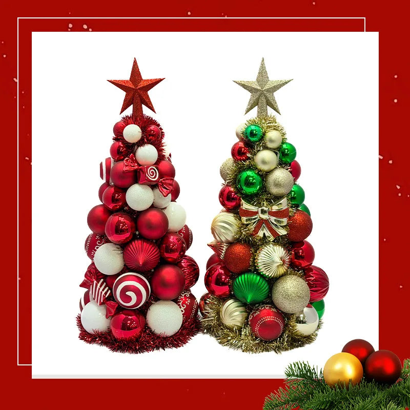 Customized Handmade Plastic Christmas Tree Topper Modern Minimalist Design Star-Topped