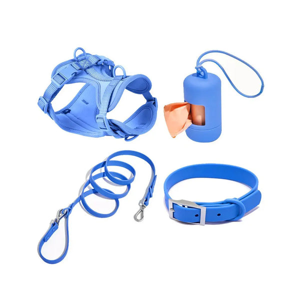 Practical Waterproof Tactical Dog Harness No-Pull Design with PVC Nylon Oxford for Large