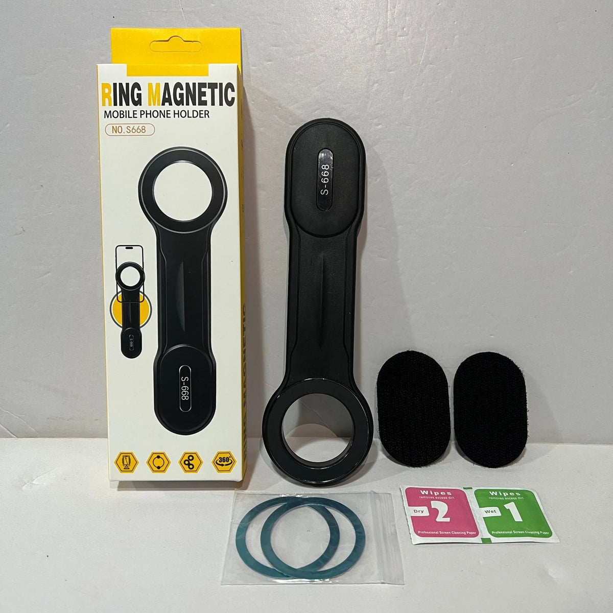 Magnetic Car Phone Holder Stable Strong Magnet Adjustable Phone Holder Bendable Mobile