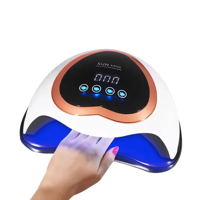 UV LED Nail Lamp 57 LEDs Fast Curing Dryer 365 Nm 405 Nm Display Screen Portable Gel
