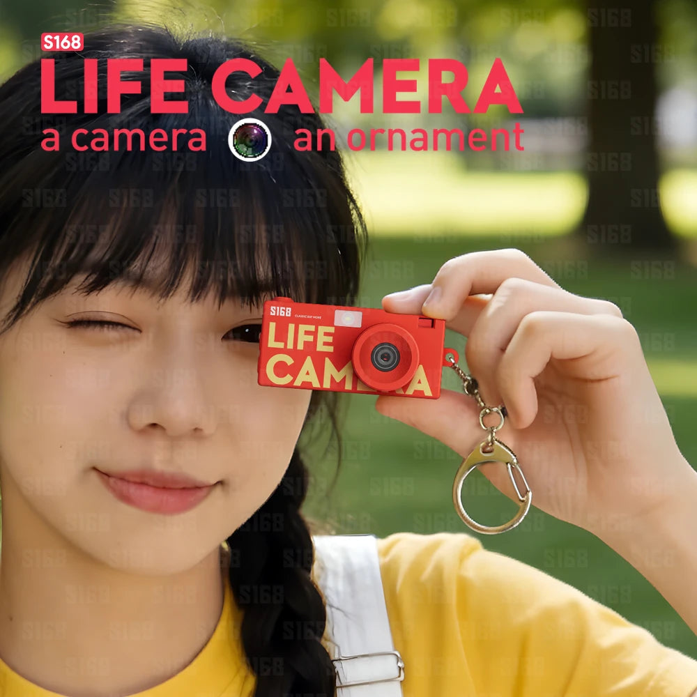New Kids Mini Camera 1.47 Inch 1920*1080P 15fps Pocket-Sized Thumb Digital Keychain