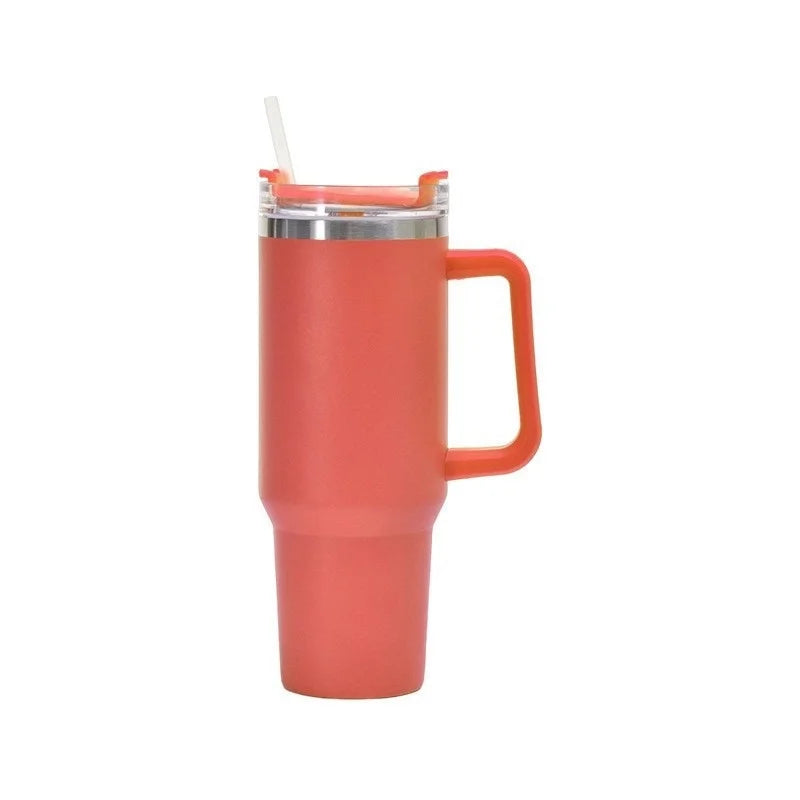 40Oz Stainless Steel Tumbler with Handle Insulated Tumbler Stainless Steel Cup Custom Cups
