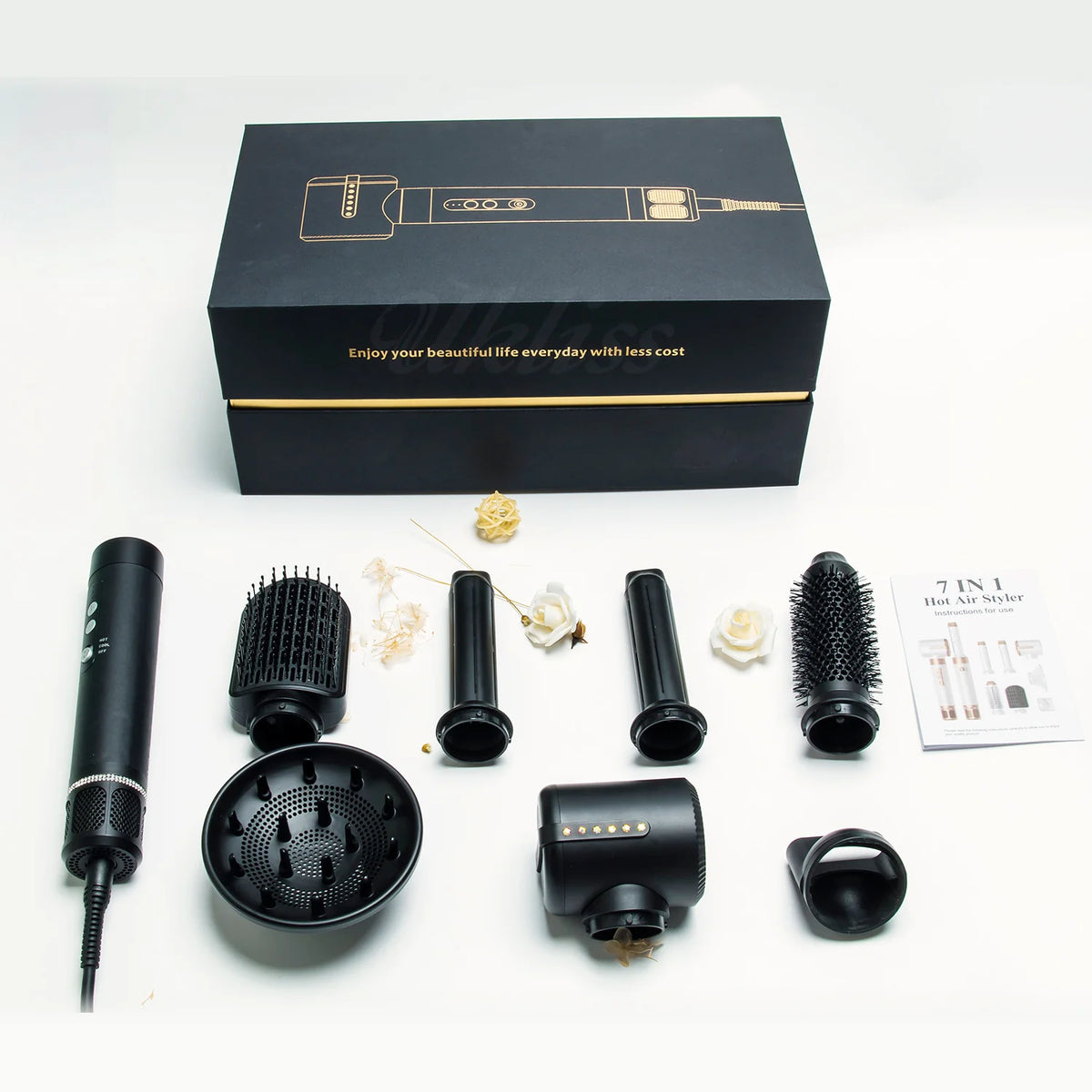 Hot Comb Air Set High Speed Ionic Hair Dryer Volumizer Brush 110 Multifunctional One Step