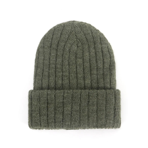 Cozy Unisex Winter Beanie Hat 100% Acrylic Knitted Warm Metal Buckle Closure 3D