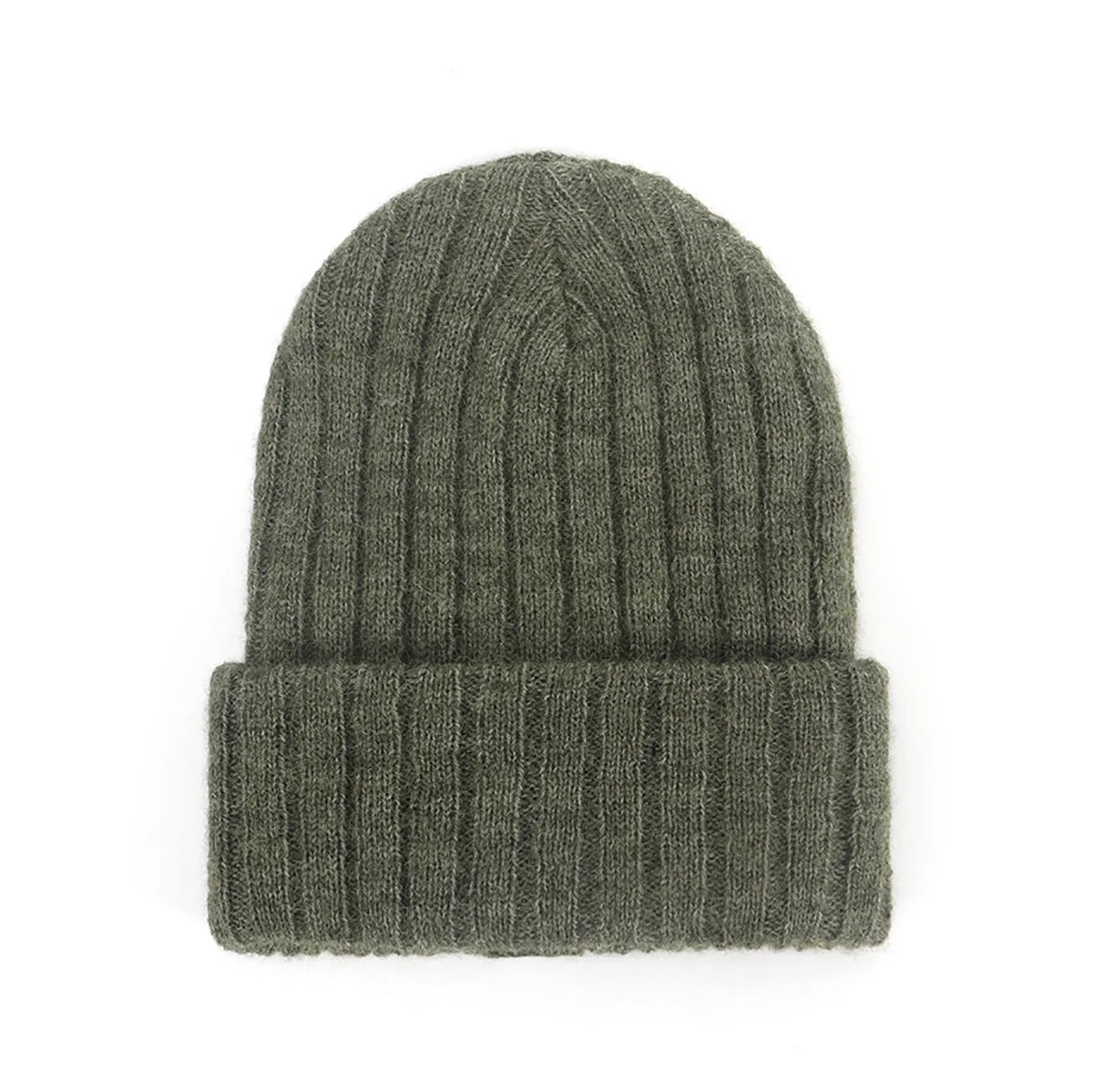 Cozy Unisex Winter Beanie Hat 100% Acrylic Knitted Warm Metal Buckle Closure 3D