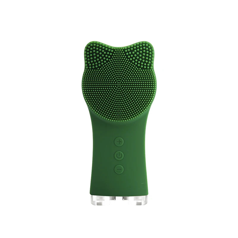 Gentle Silicone Electric Face Massage Brush for Daily Skincare for Spa & Home Use UK/EU