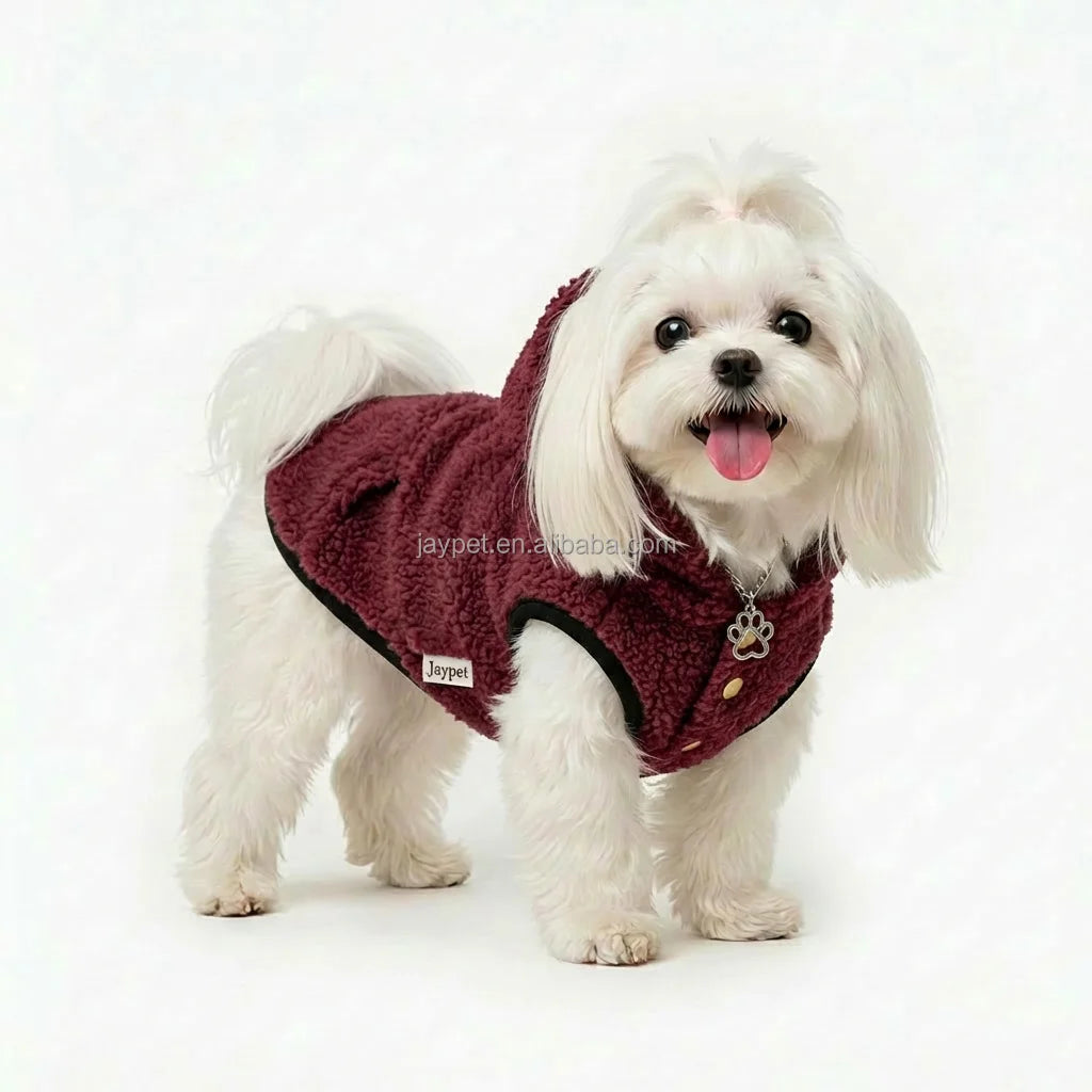 Cotton Dog Vest for Autumn and Winter, Cozy Pet Outfit
