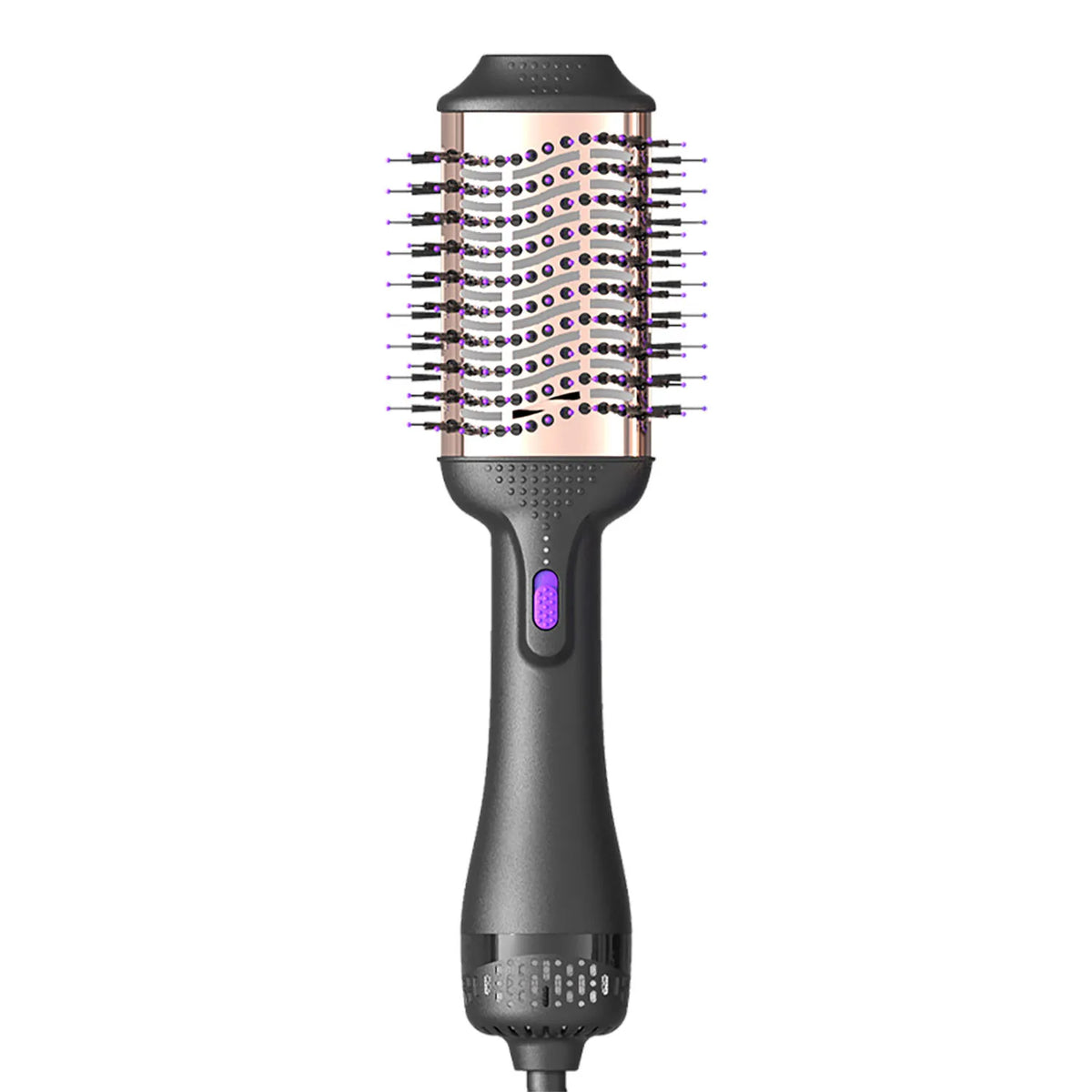 Professional Hot Ceramic 3 In 1 One Step Blow Hair Dryer Straightener And Styler Rotary
