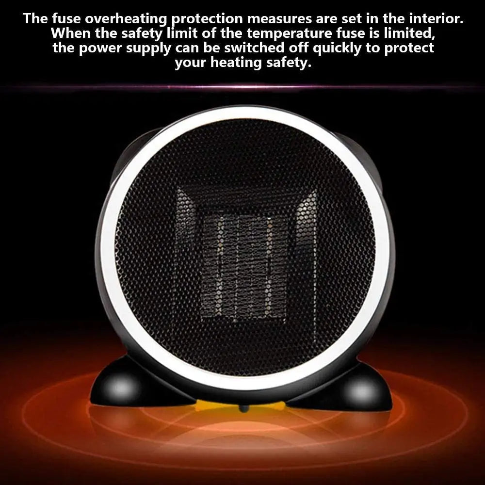 Portable Electrical Room Controlled Fan Infrared Heater 500W Rechargeable Hand Warmer