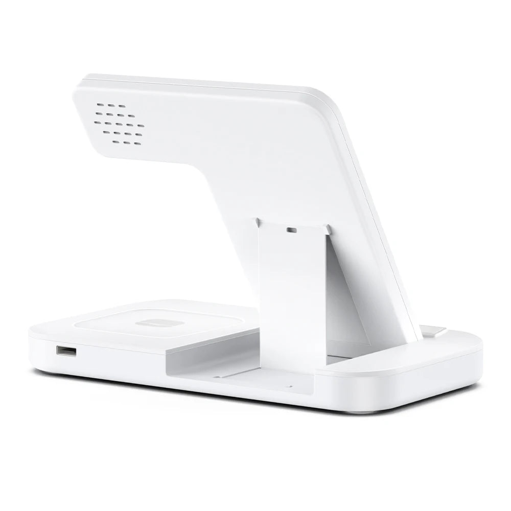 3 in 1 for Wireless Charger Dock Station with Type-C Port 15W Fast Charging Foldable