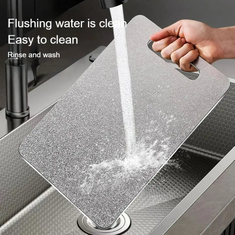 Custom Anti-Microbial Chopping Board 1.5cm Thickened Crystalline Pure Titanium Cutting