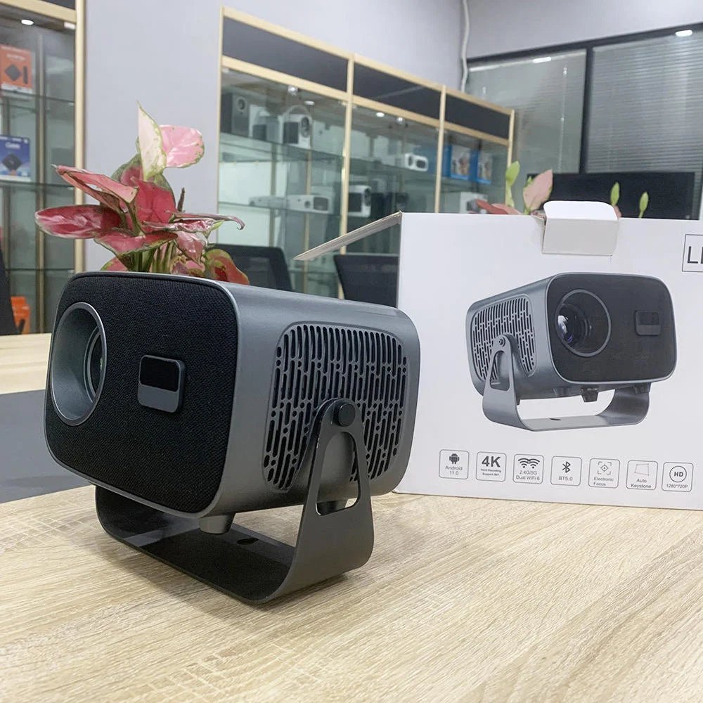 YDH-A10 Mini Projector 200 Lumens 720P LED Portable Android Screen Projector WiFi BT5.0