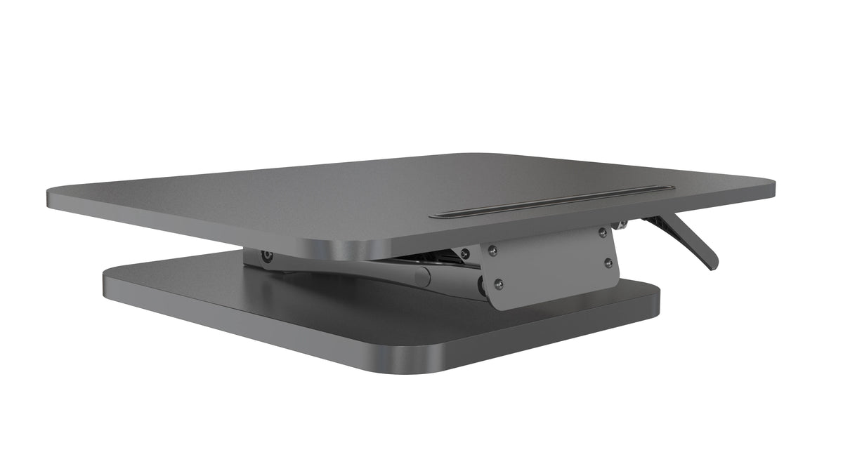 V-Mounts Foldable Metal Height Adjustable Standing Desk Converter Laptop Holder Stand