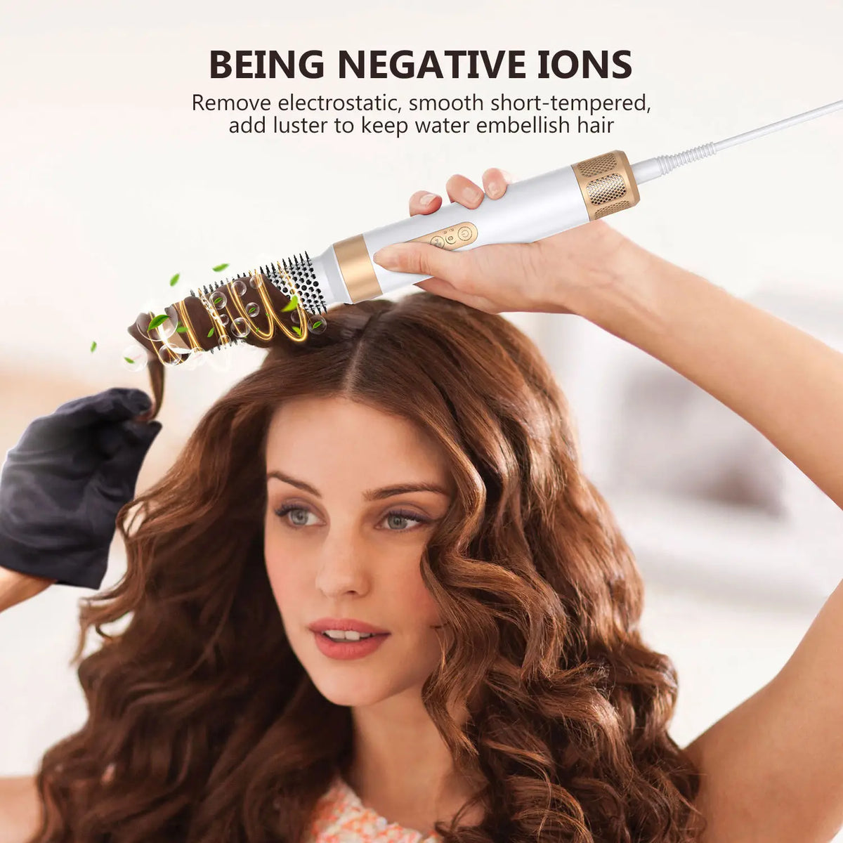 Hot Comb Air Set High Speed Ionic Hair Dryer Volumizer Brush 110 Multifunctional One Step