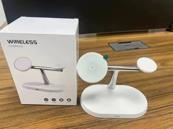 N1 15w Magnetic Wireless Charger 3 in 1 One Magnet Charging Station for Phone 15 14 13