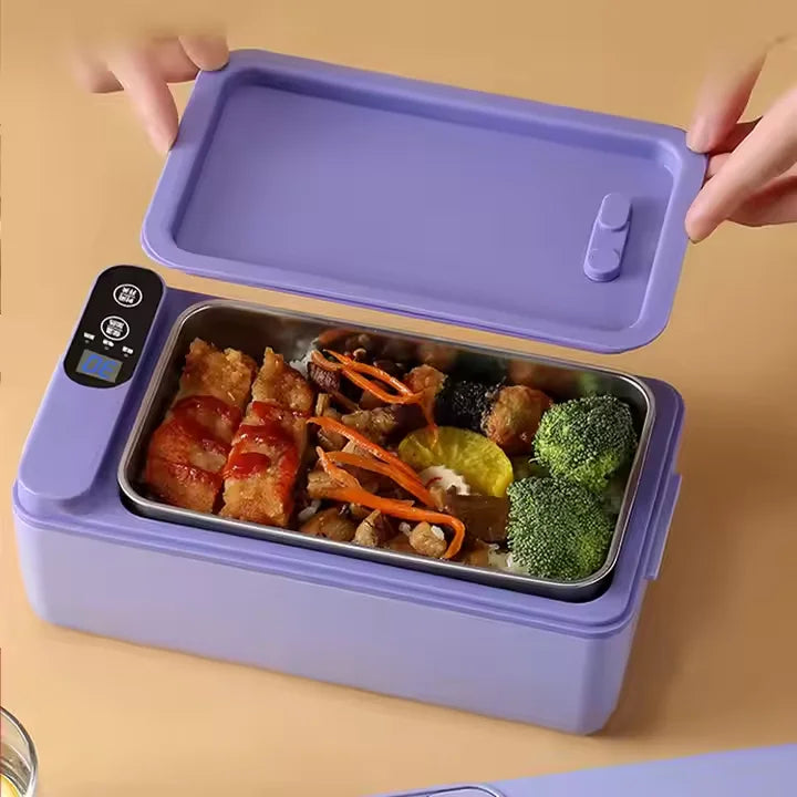 New Model Electric Heating Lunch Box Wireless Portable USB Rechargeable Lunch Bento Box
