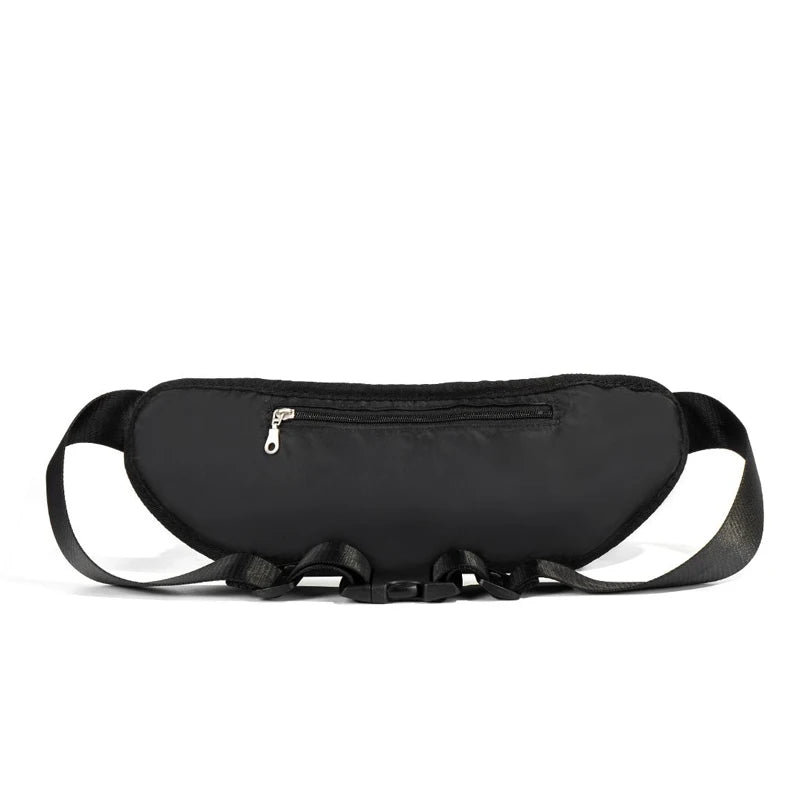 Tough Unisex Waterproof Polyester Crossbody Belt Bag with Zipper Closure Multiple