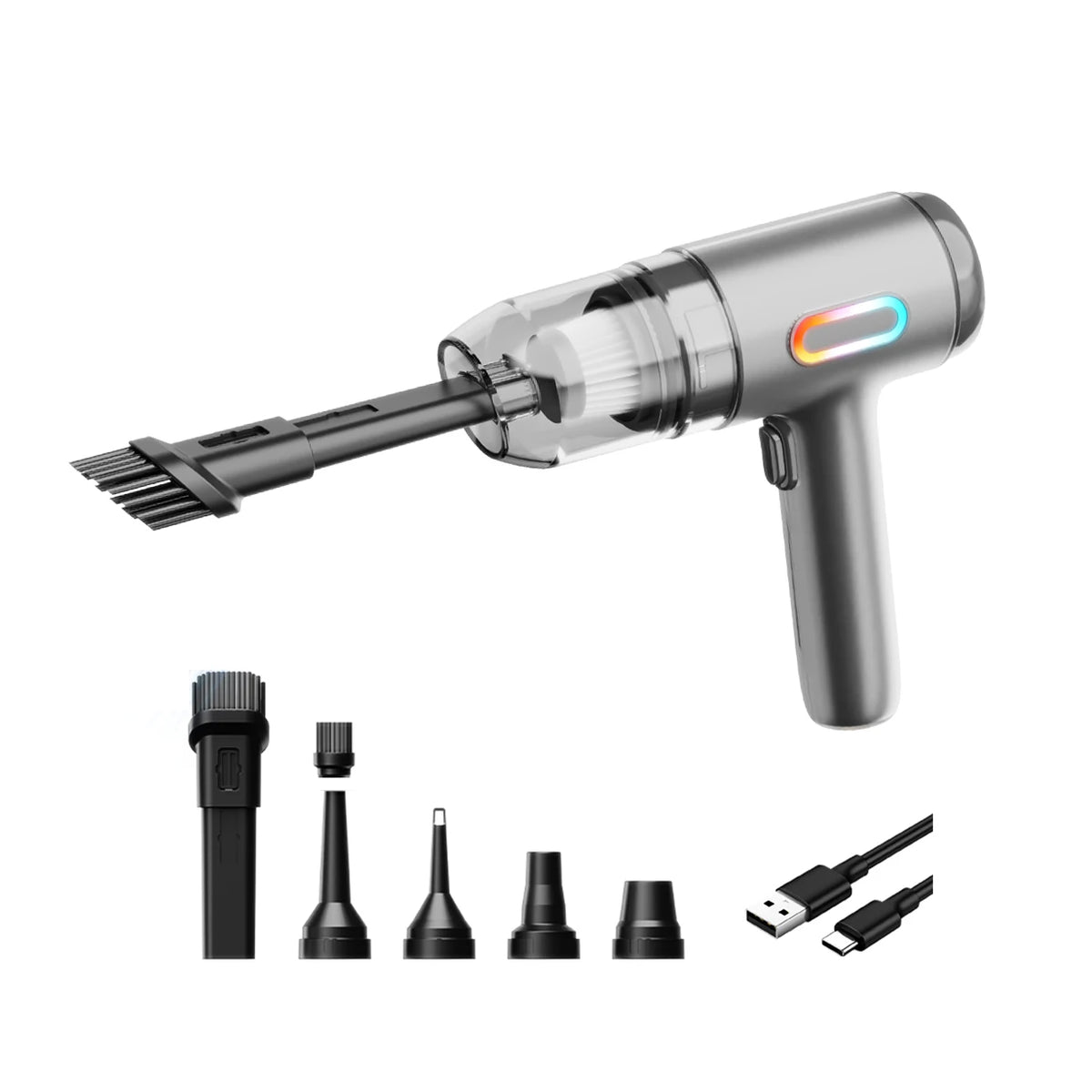 Wireless Handheld Car Vacuum Cleaner Portable with High Power Mini 4 in 1 Cordless Auto
