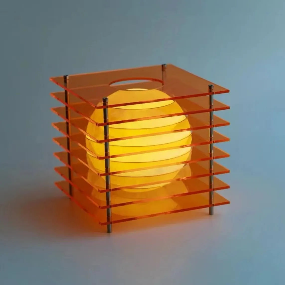 3D Moon LED Night Light Modern Metal Rechargeable AC Powered Atmosphere Lamp for Bedroom
