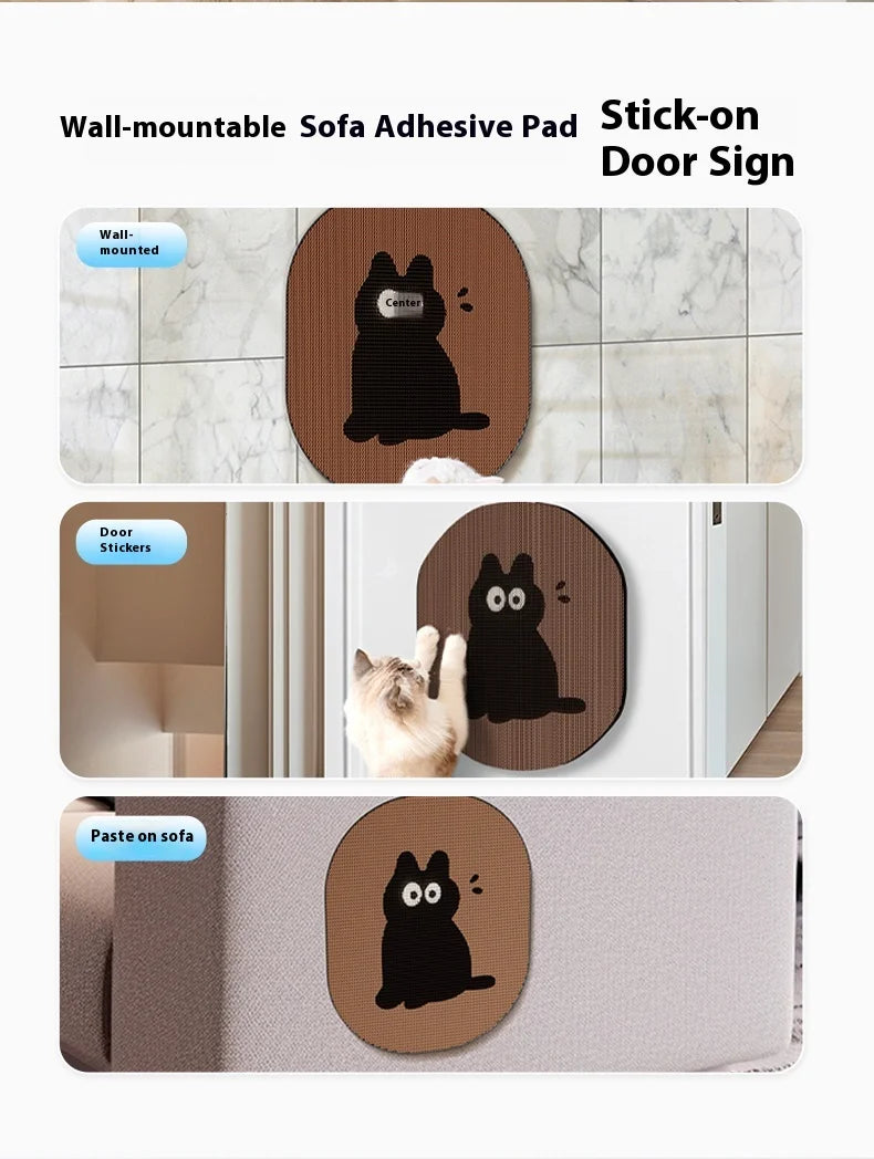 Vertical Cat Scratcher Wood & Corrugated Paper Eco-Friendly Luxury Wear-Resistant Pet Toy