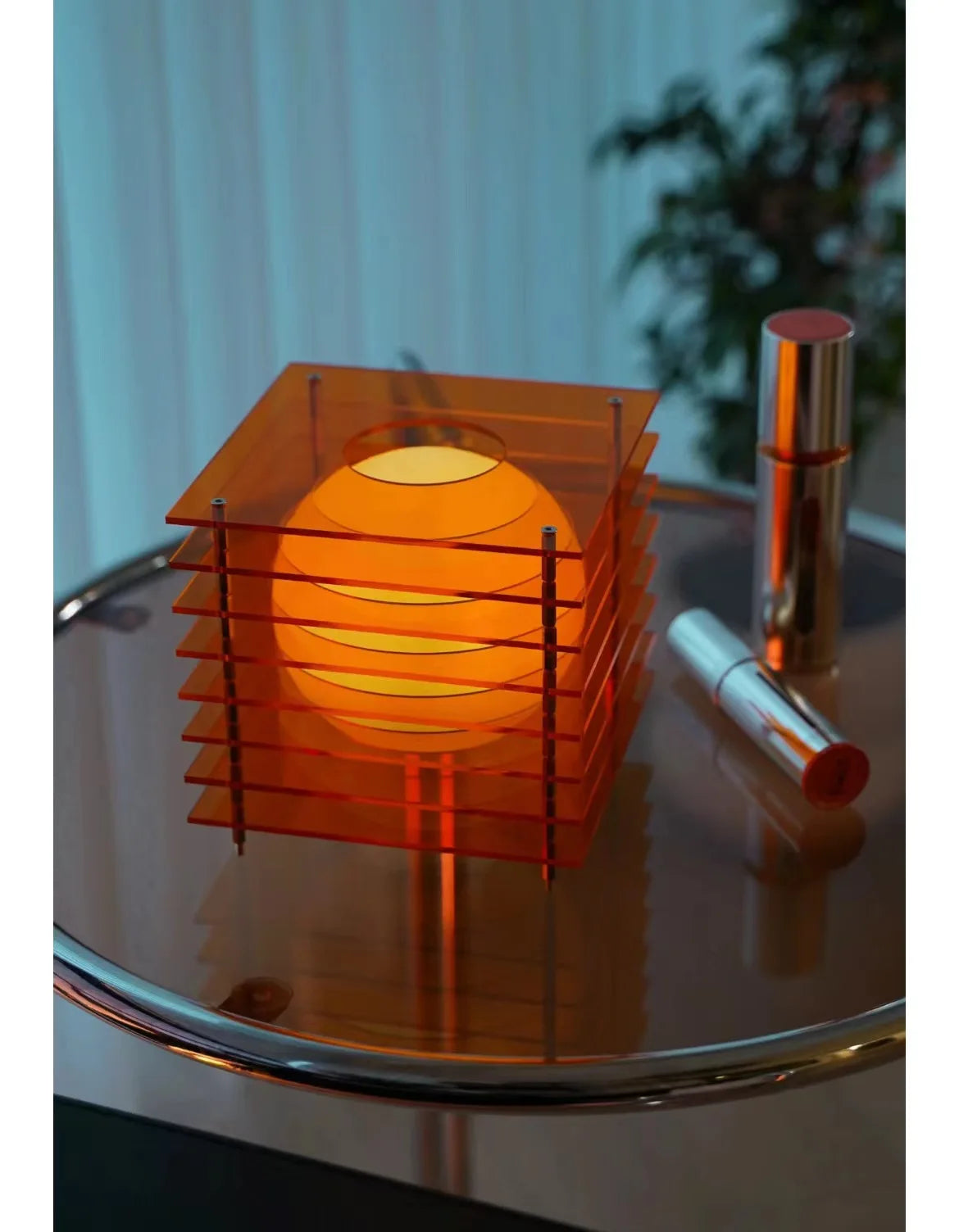 3D Moon LED Night Light Modern Metal Rechargeable AC Powered Atmosphere Lamp for Bedroom