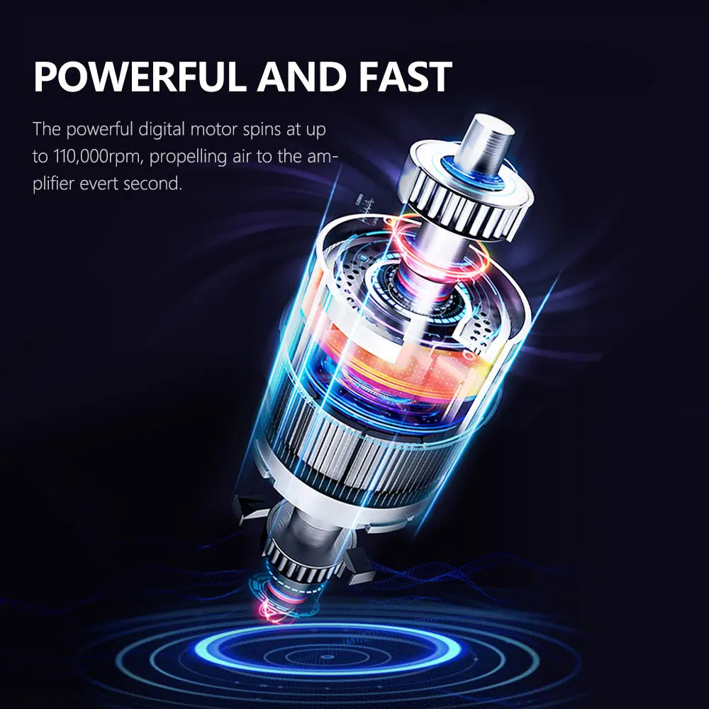1200W Fast Heating LED Electric Hot Air Brush Styler One-Step Detangle Blow Dryer