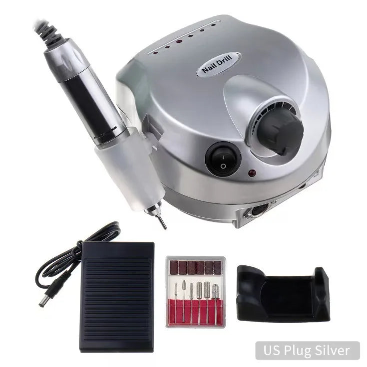 Professional Electric Nail Drill Machine Manicure Pedicure Salon Equipment 35000 RPM