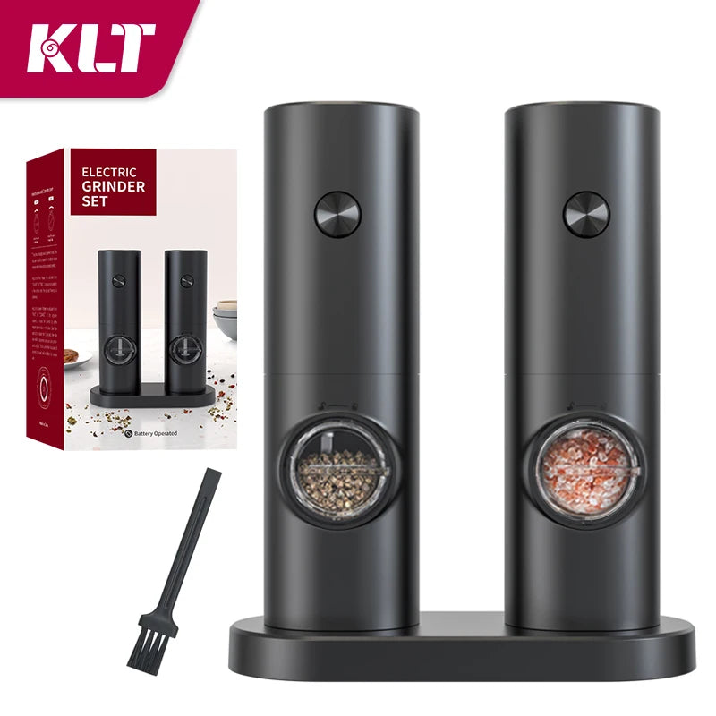 Electric Automatic Salt and Pepper Grinder Set with Led Light
