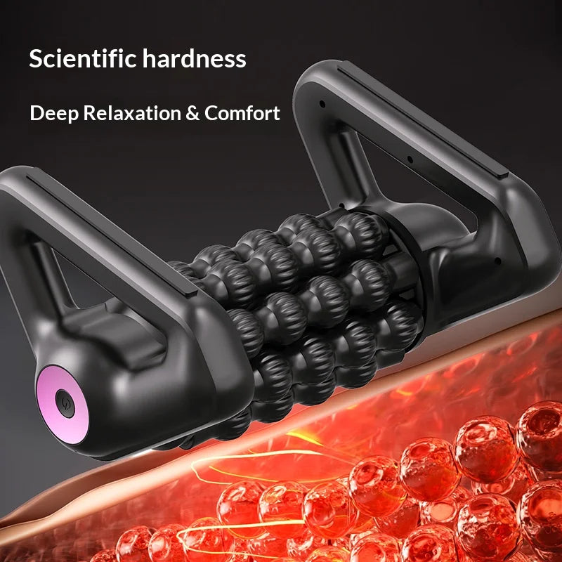 Electric Massage Roller Percussion Rolling Massager 5 Speed Type-C USB Rechargeable Full